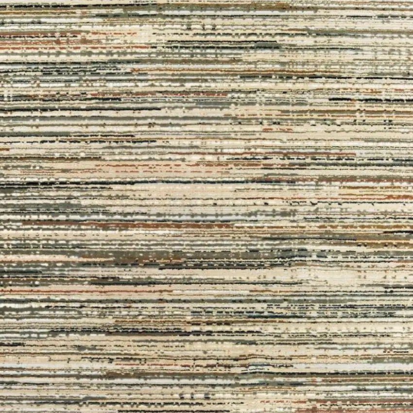 Ivory Sage Abtract Lines Indoor Area Rug Photo 4