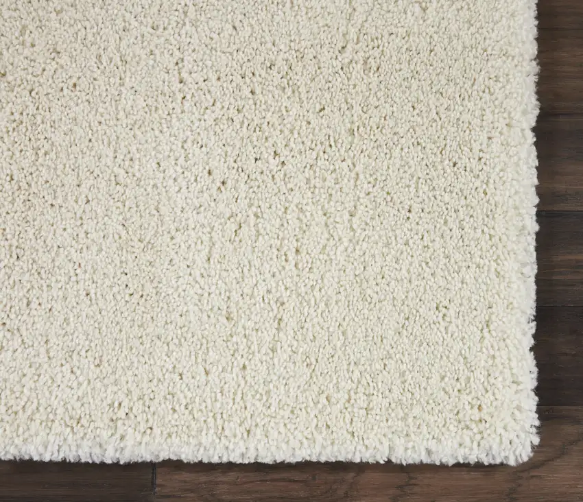 Ivory Shag Area Rug Photo 7