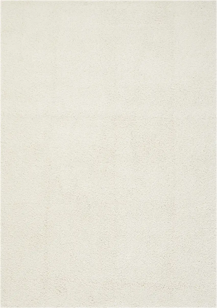 Ivory Shag Area Rug Photo 4