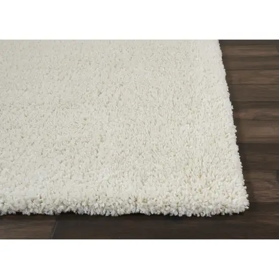 Ivory Shag Area Rug Photo 9