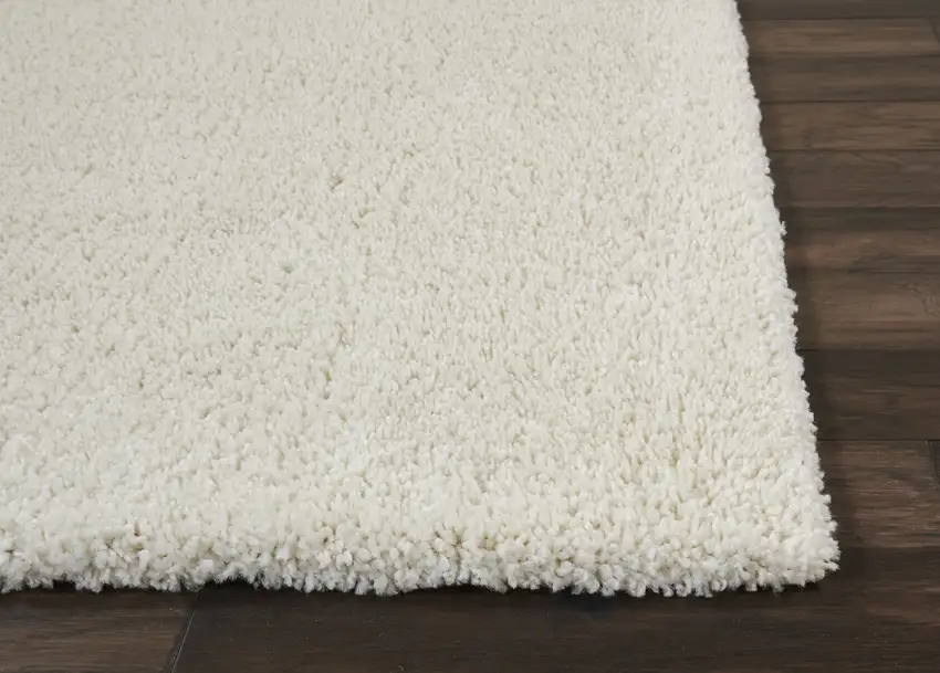 Ivory Shag Area Rug Photo 9