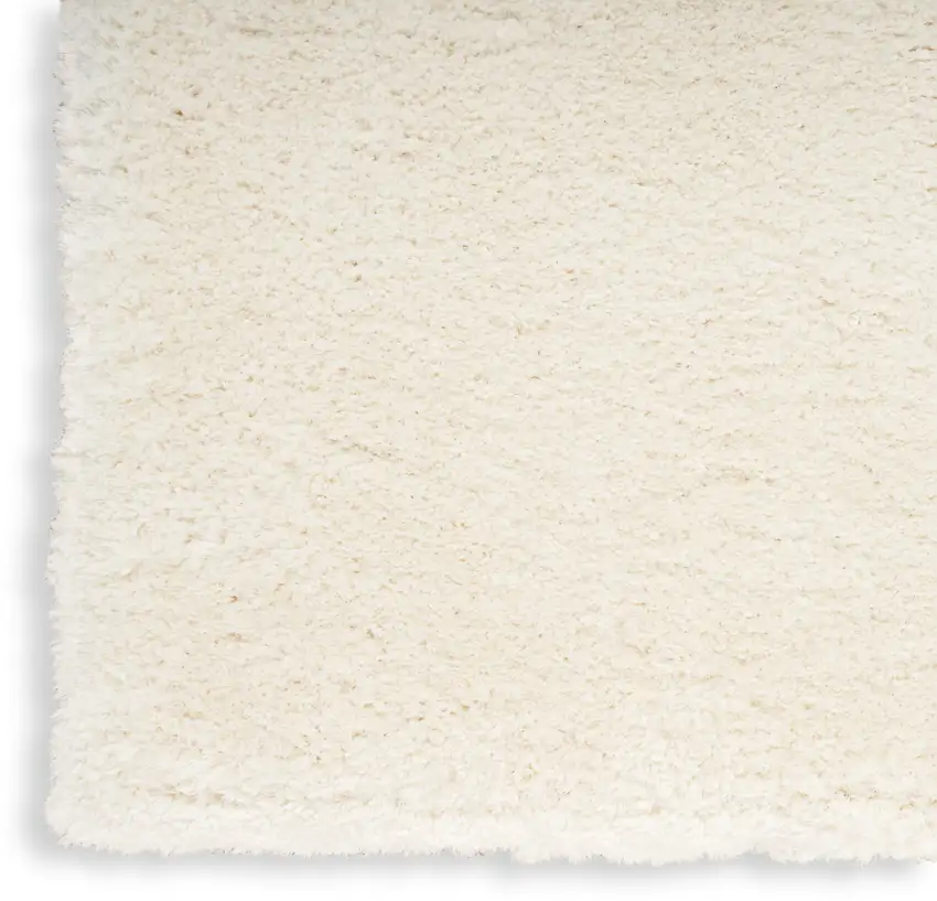 Ivory Shag Area Rug Photo 9