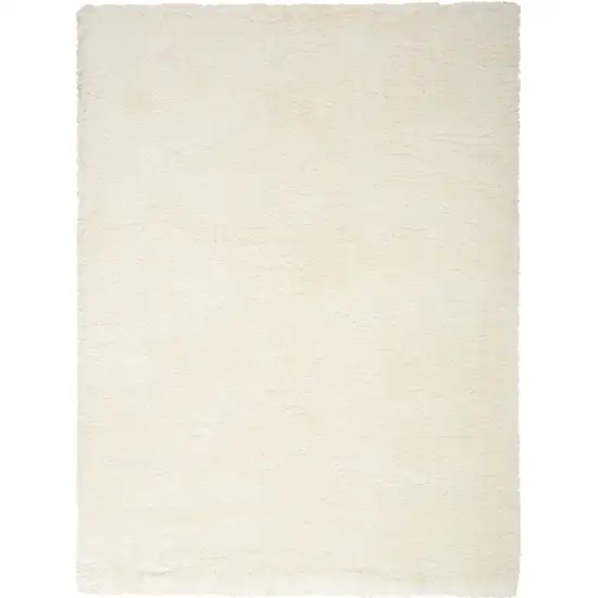 Ivory Shag Area Rug Photo 1