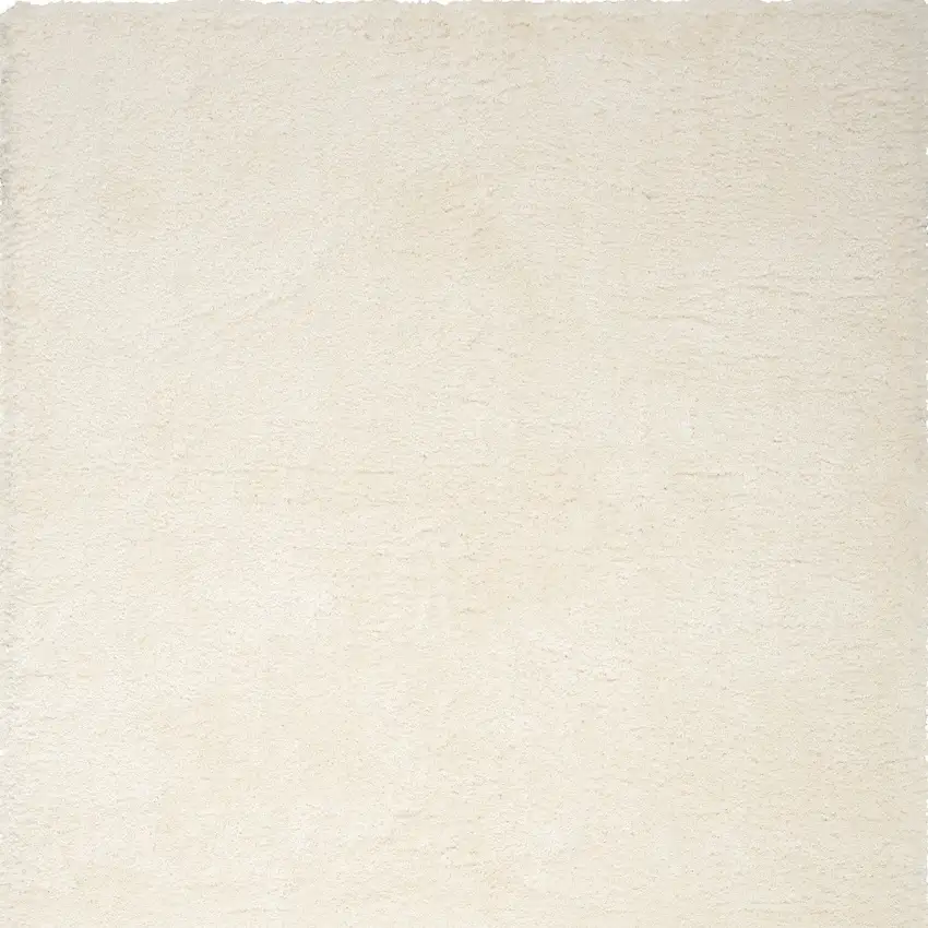 Ivory Shag Area Rug Photo 6