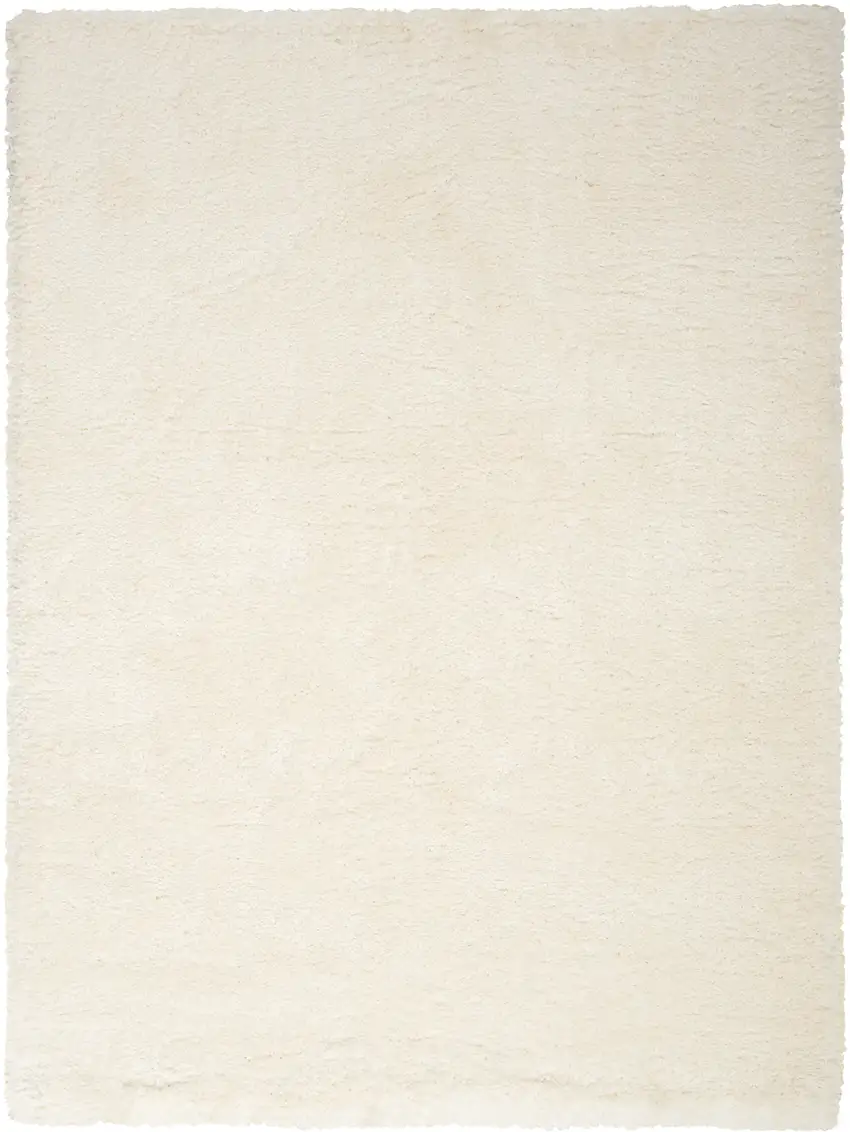 Ivory Shag Area Rug Photo 2
