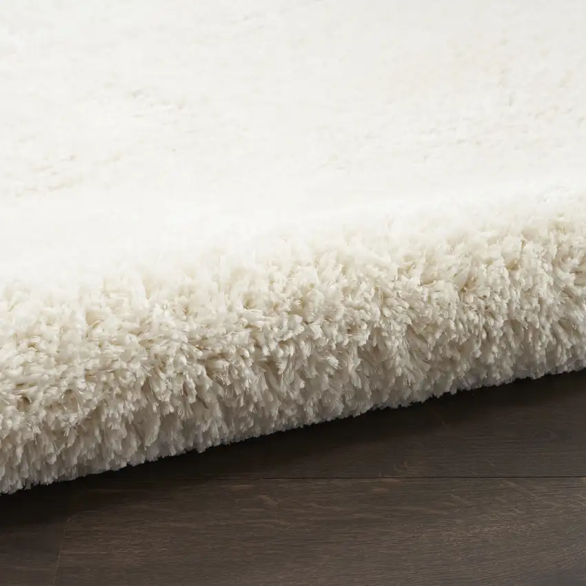 Ivory Shag Area Rug Photo 8