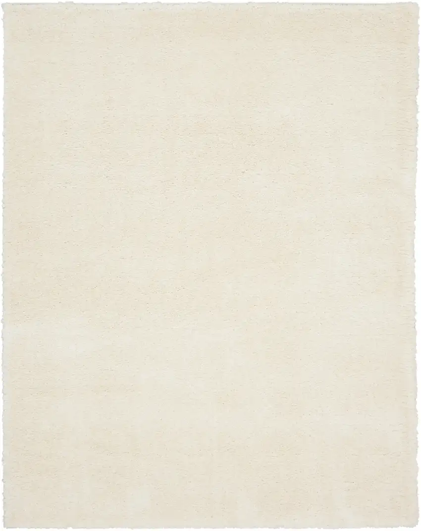 Ivory Shag Area Rug Photo 2