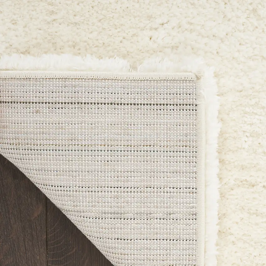 Ivory Shag Area Rug Photo 8