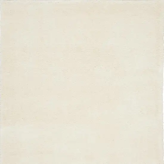 Ivory Shag Area Rug Photo 4
