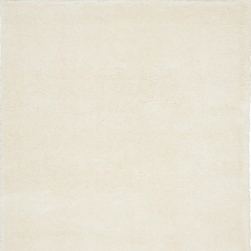 Ivory Shag Area Rug Photo 6