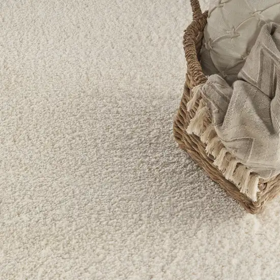 Ivory Shag Area Rug Photo 9