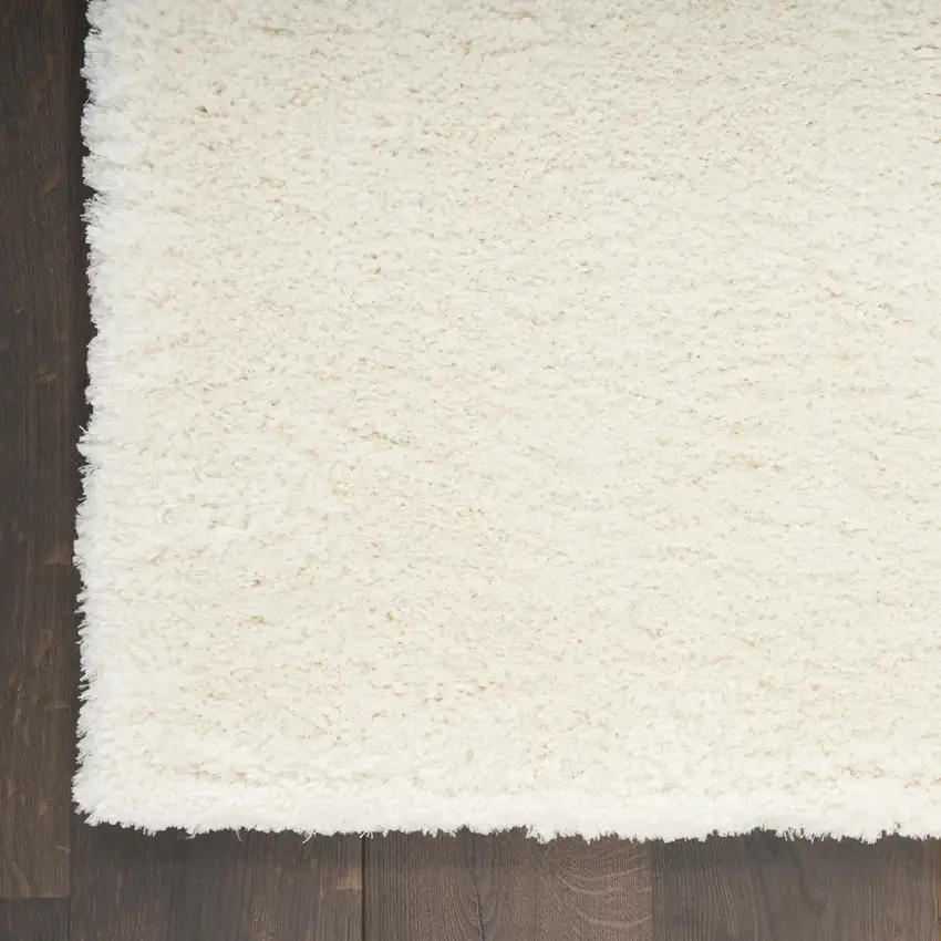 Ivory Shag Area Rug Photo 9