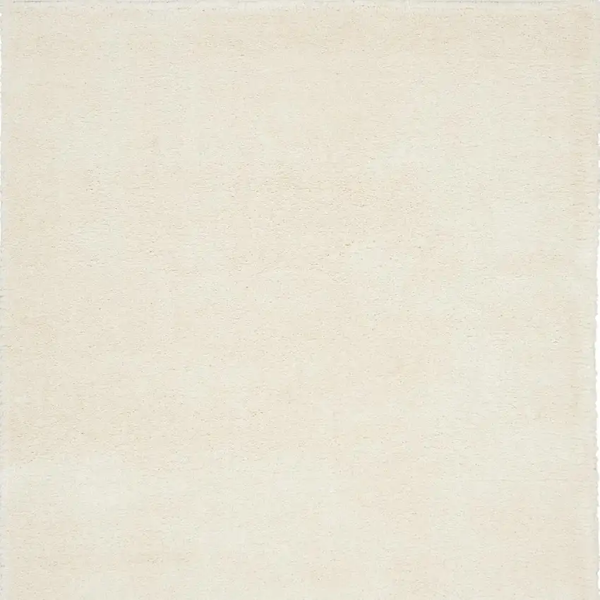 Ivory Shag Area Rug Photo 6