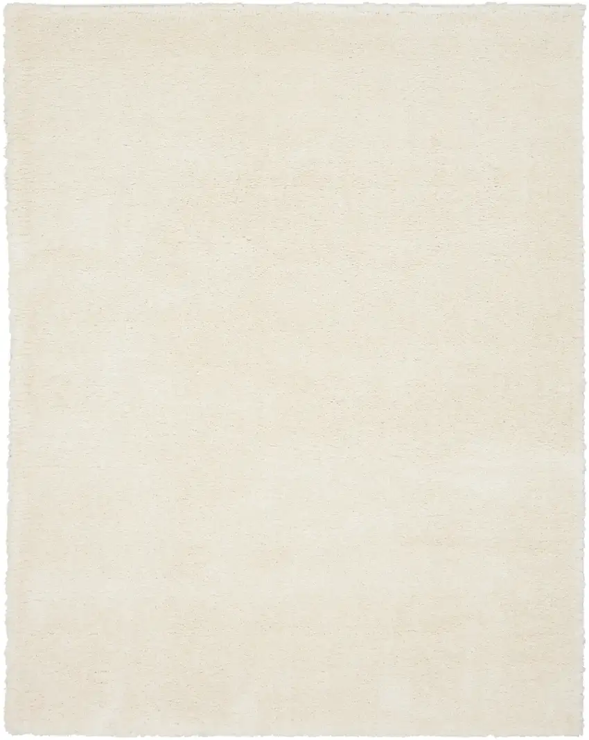 Ivory Shag Area Rug Photo 5