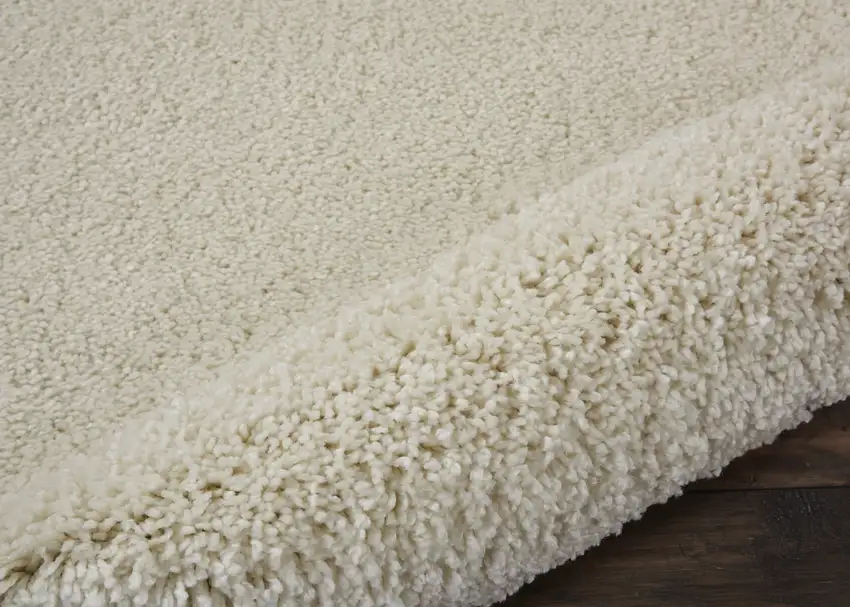 Ivory Shag Area Rug Photo 8