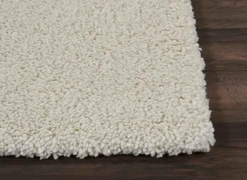 Ivory Shag Area Rug Photo 5