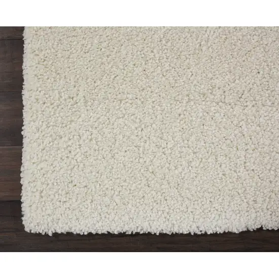 Ivory Shag Area Rug Photo 4