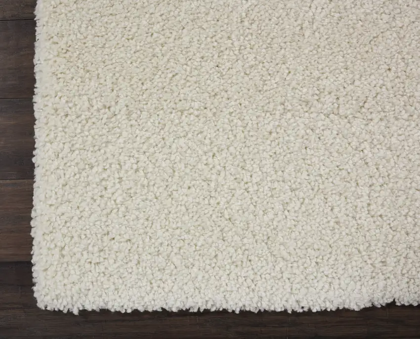 Ivory Shag Area Rug Photo 4