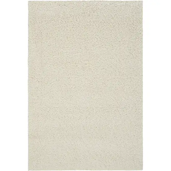 Ivory Shag Area Rug Photo 1