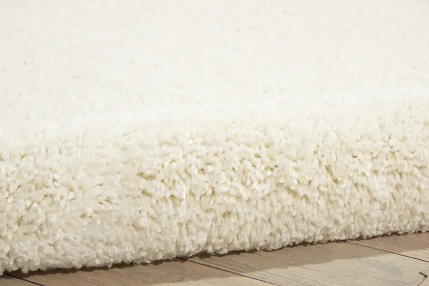 Ivory Shag Area Rug Photo 9