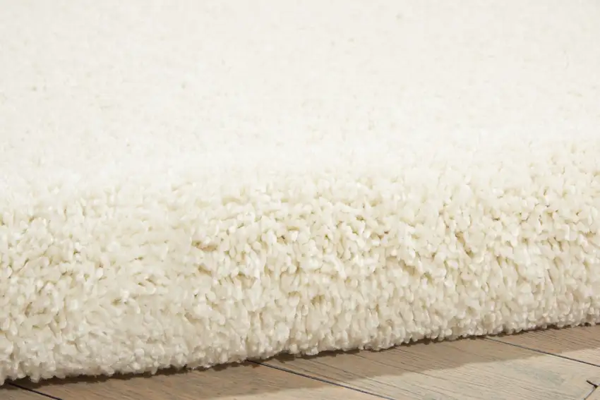 Ivory Shag Area Rug Photo 8