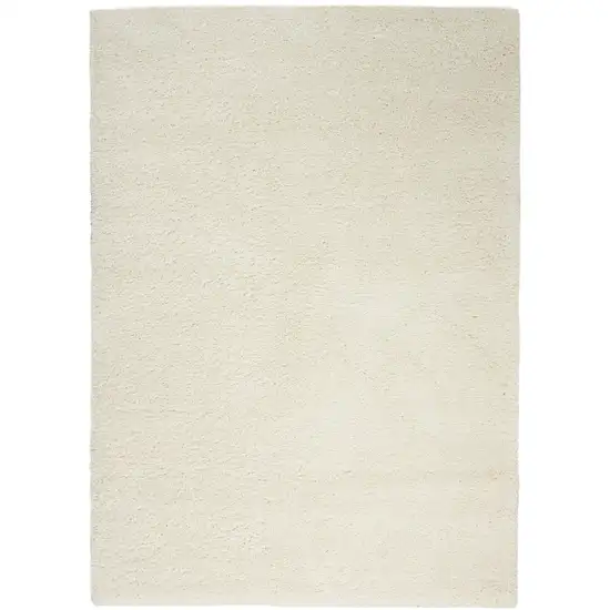 Ivory Shag Area Rug Photo 1
