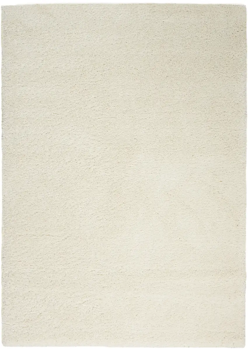 Ivory Shag Area Rug Photo 1