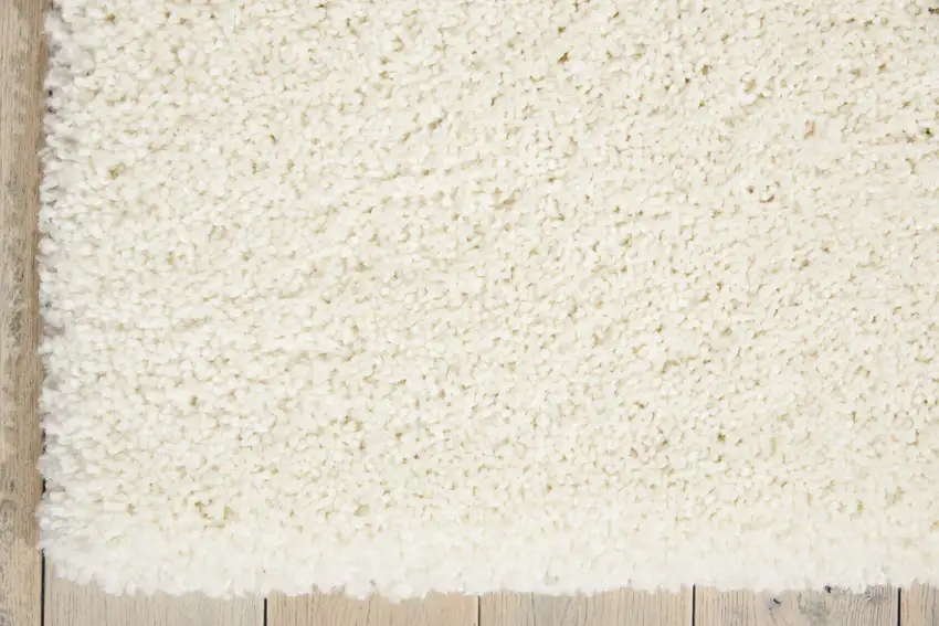 Ivory Shag Area Rug Photo 6