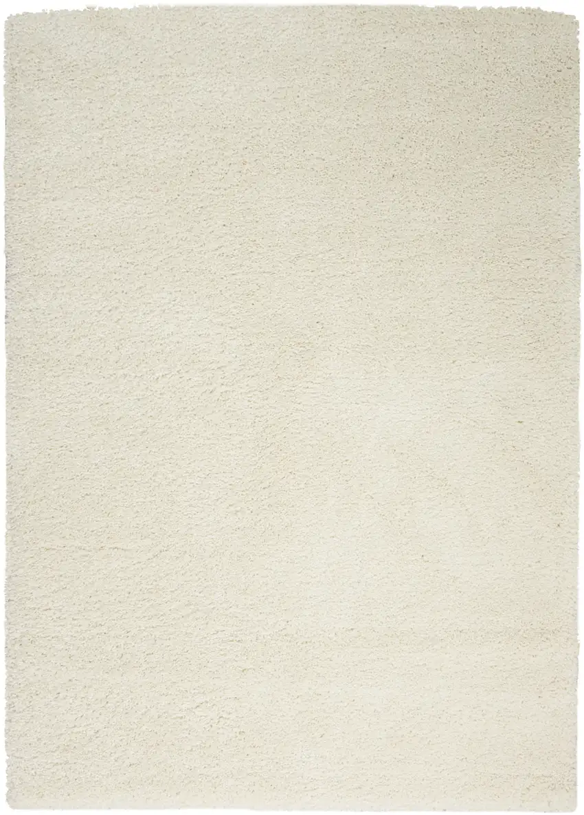 Ivory Shag Area Rug Photo 2