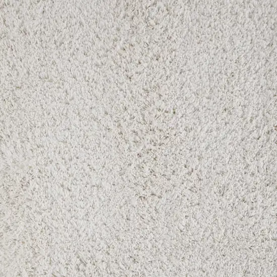 Ivory Shag Hand Tufted Area Rug Photo 9