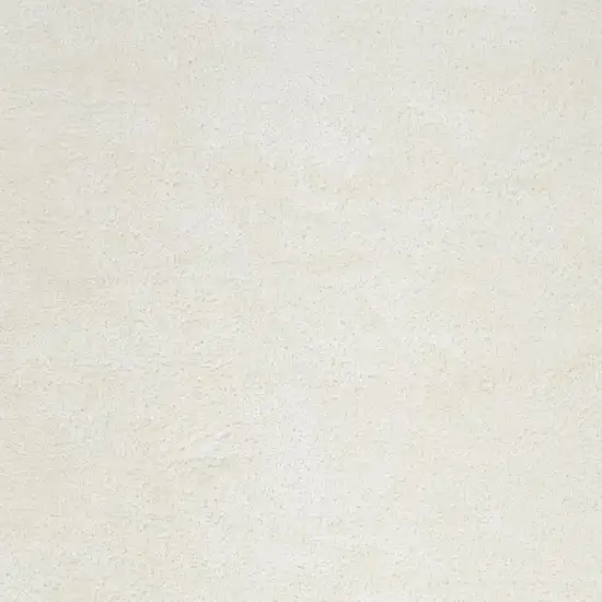 Ivory Shag Area Rug Photo 1