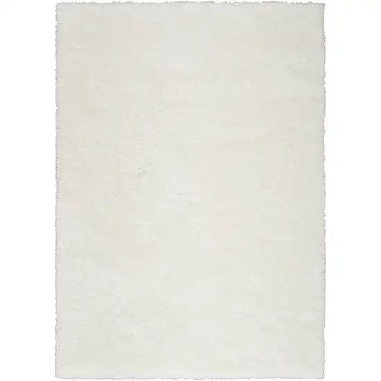 Ivory Shag Area Rug Photo 4