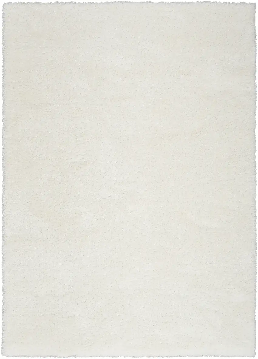 Ivory Shag Area Rug Photo 4