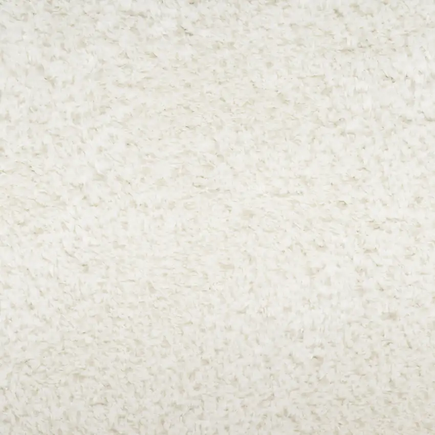 Ivory Shag Area Rug Photo 8