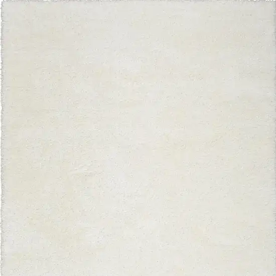 Ivory Shag Area Rug Photo 3