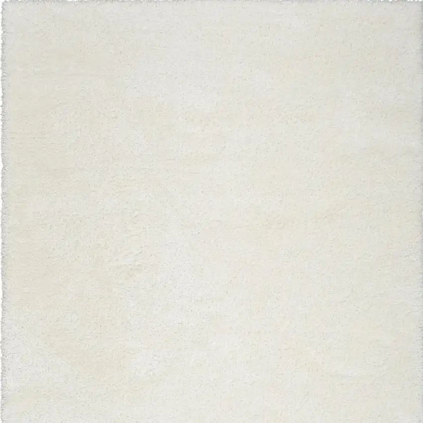 Ivory Shag Area Rug Photo 3