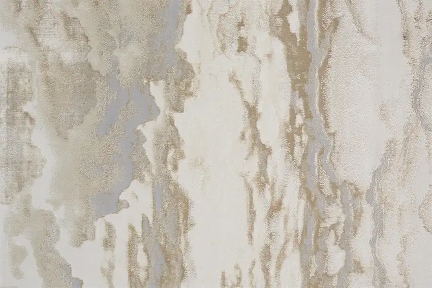 Ivory Tan And Gray Abstract Area Rug Photo 9