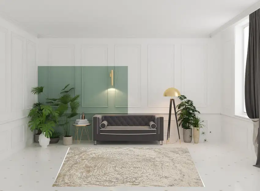 Ivory Tan And Gray Abstract Area Rug Photo 2