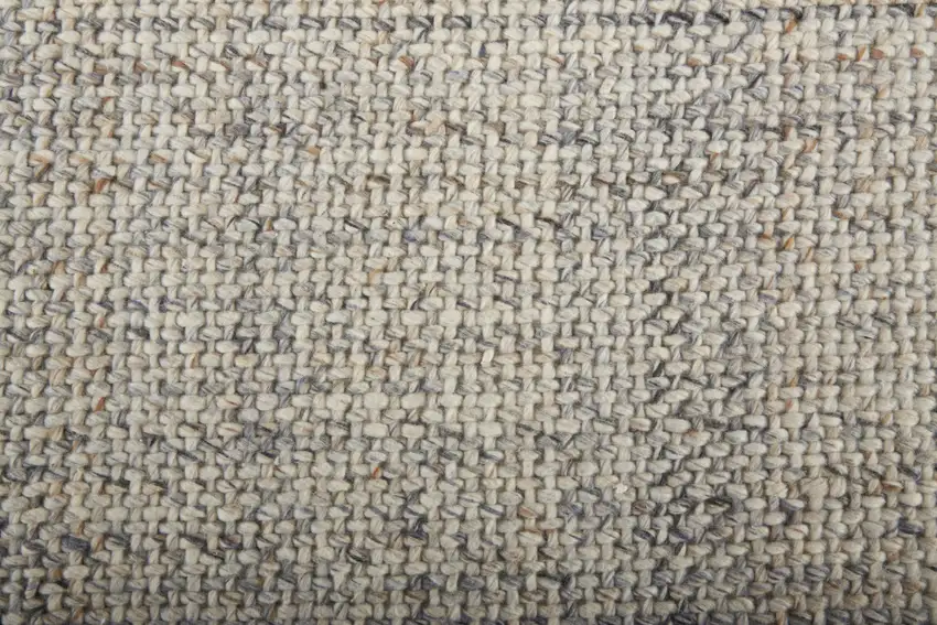 Ivory Tan And Gray Hand Woven Area Rug Photo 8