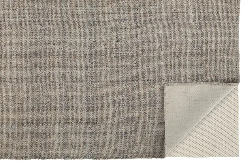 Ivory Tan And Gray Hand Woven Area Rug Photo 4