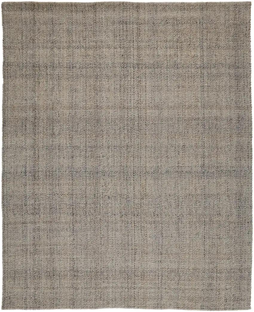 Ivory Tan And Gray Hand Woven Area Rug Photo 6