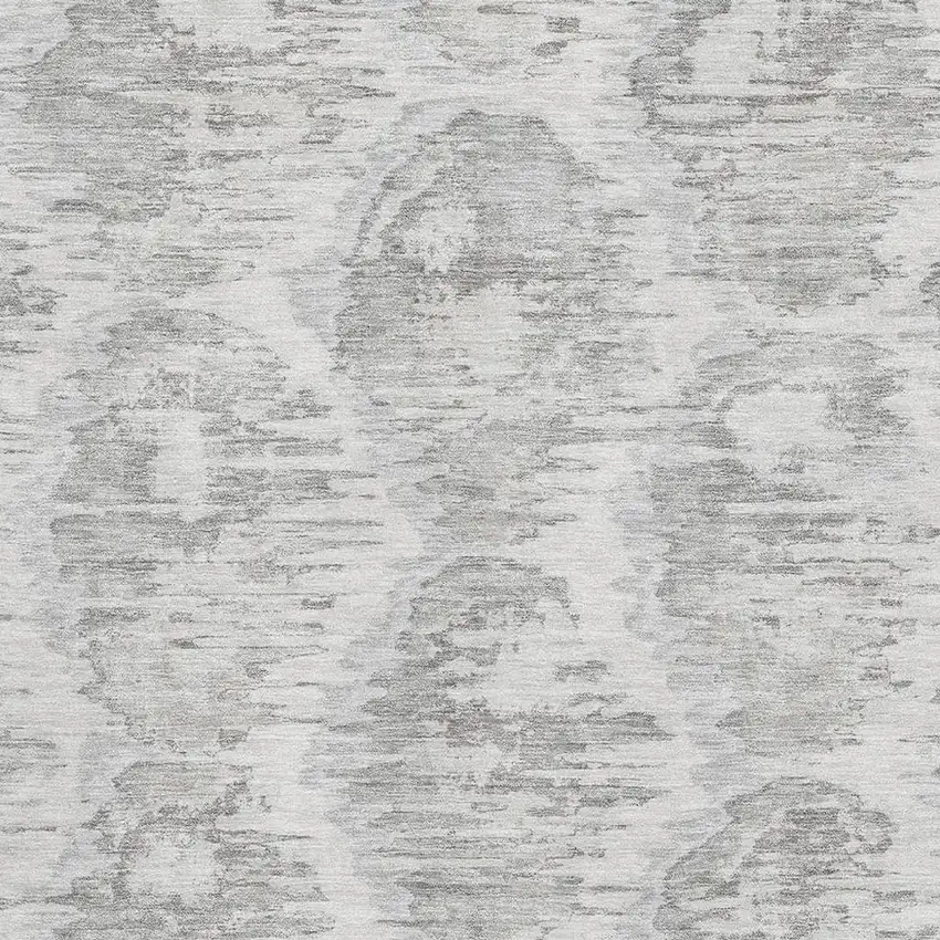 Ivory Taupe And Gray Diamond Washable Area Rug With UV Protection Photo 3