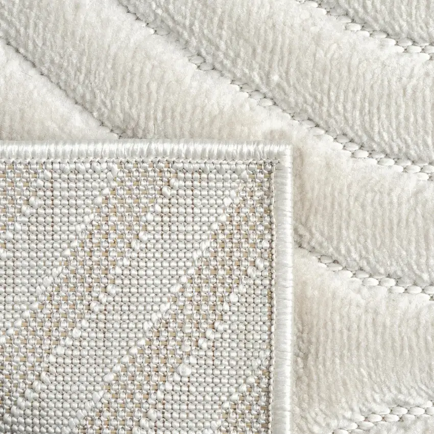 Ivory Trellis Area Rug Photo 4