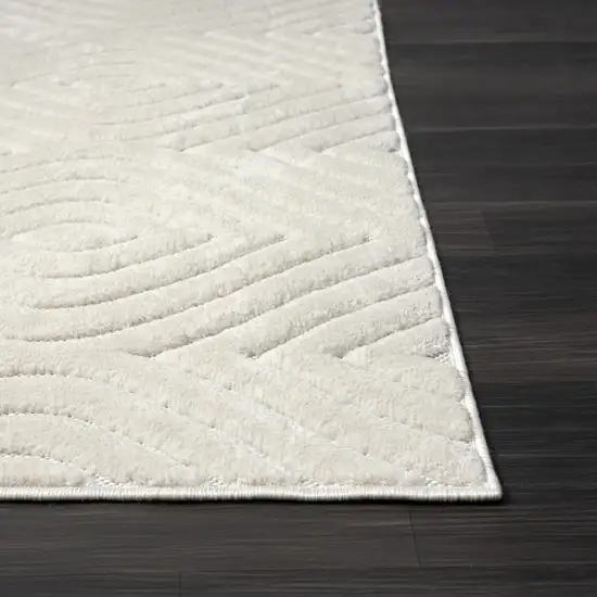 Ivory Trellis Area Rug Photo 3