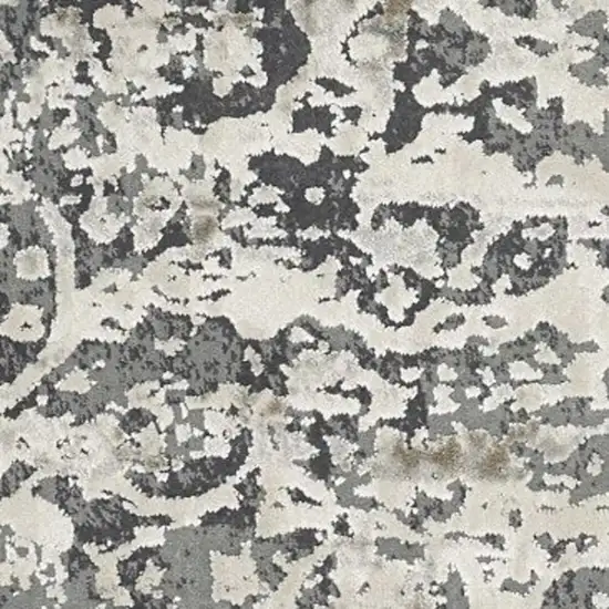 Ivory Vintage Medallion Indoor Area Rug Photo 7