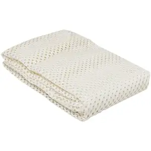 Photo of Ivory Waffle Weave Non Slip Rug Pad