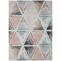Photo of Ivory Watercolored Prism Area Rug