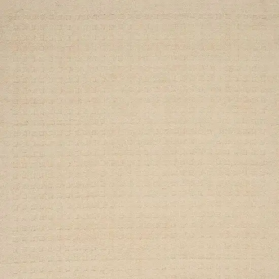 Ivory Wool Area Rug Photo 4