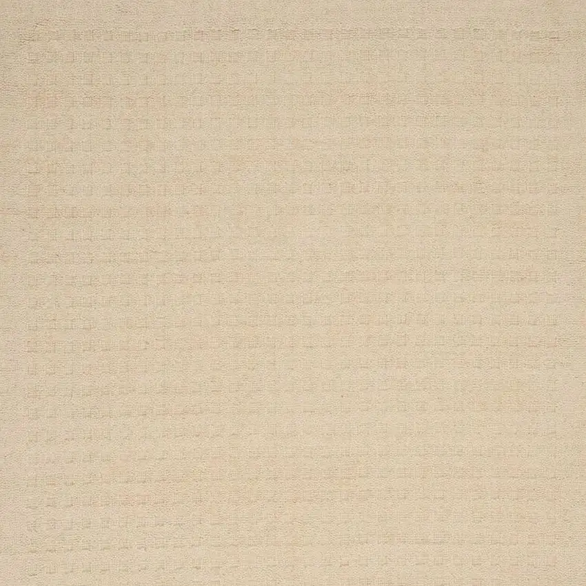Ivory Wool Area Rug Photo 4