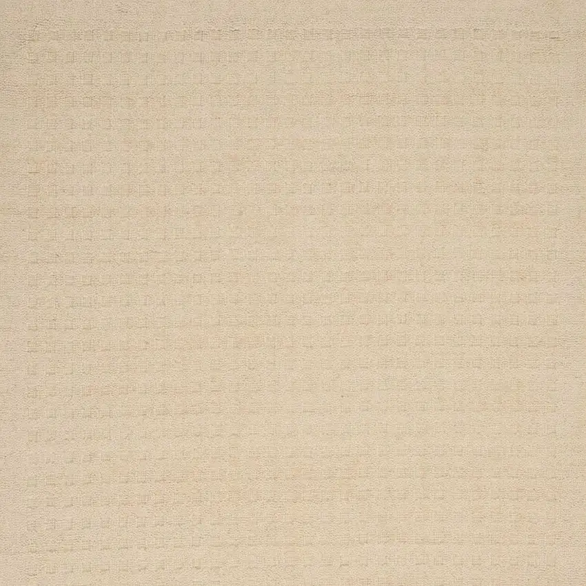 Ivory Wool Area Rug Photo 9
